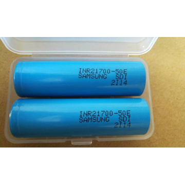 Authentic Grade a Inr21700 50e 5000mAh 10A Lithium Ion Battery Cell Li Ion Ncm Cylinder High Capacity Power Battery Storage 3.7V Rechargeable Battery